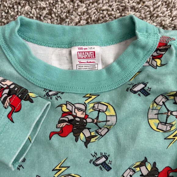 Hanna Andersson Thor Short John pajamas - size 4 - Picture 2 of 3